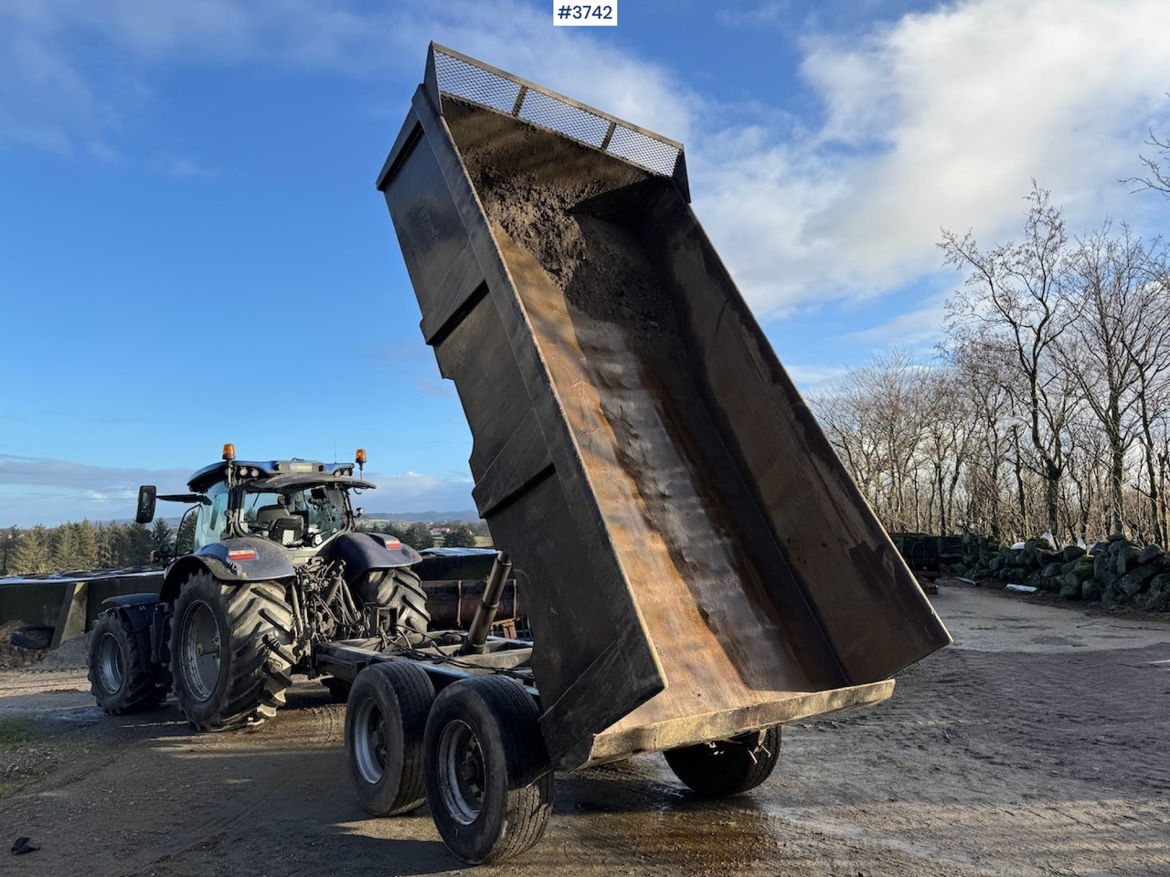 Farm tipping trailer/ Dumper 2003 Sele Weld 16 Dumper trailer.: picture 7