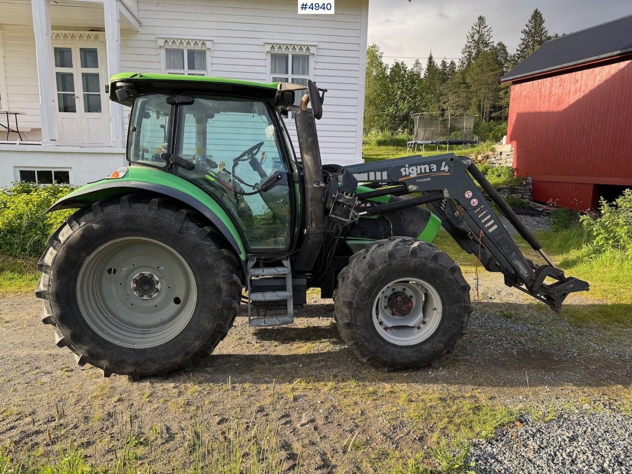 2006 Deutz-Fahr Agrotron K90 w/front loader. - Farm tractor: picture 1 2006 Deutz-Fahr Agrotron K90 w/front loader. - Farm tractor: picture 1