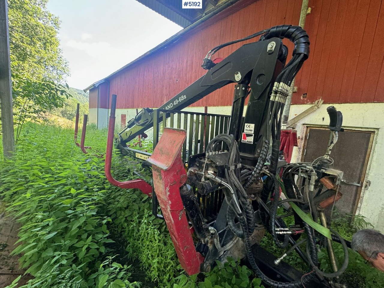 2017 Igland 450 Swingtrac timber trailer with crane and winch - Timber trailer: picture 2 2017 Igland 450 Swingtrac timber trailer with crane and winch - Timber trailer: picture 2