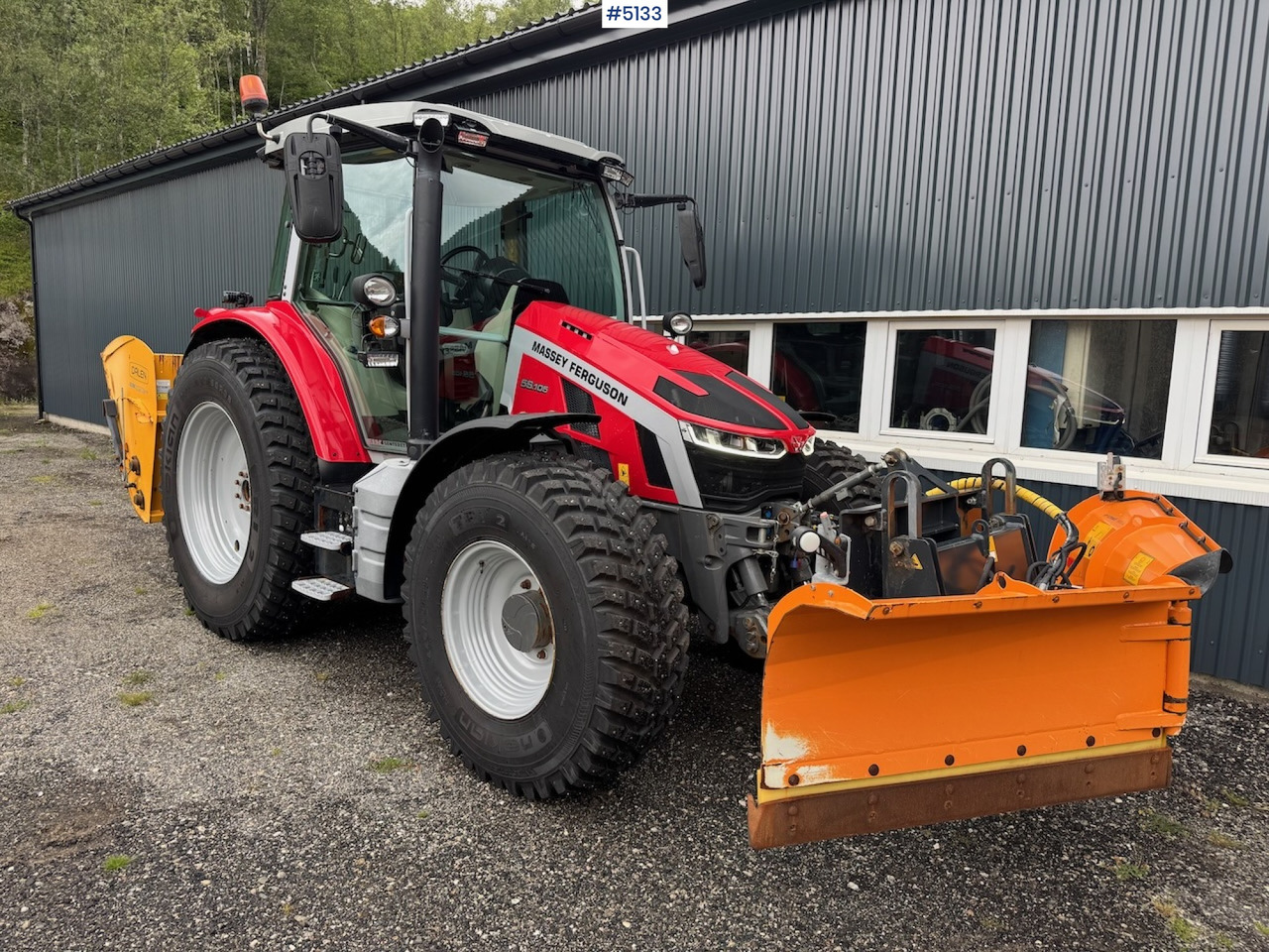 2022 Massey Ferguson 5S.105 w/front hydraulics and plowing rig - Farm tractor: picture 1 2022 Massey Ferguson 5S.105 w/front hydraulics and plowing rig - Farm tractor: picture 1
