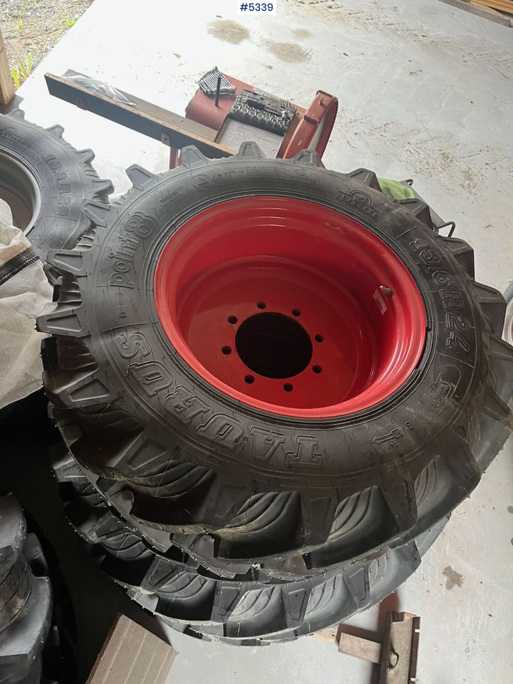 Tire for Farm tractor 4 tractor tires with studs: picture 1