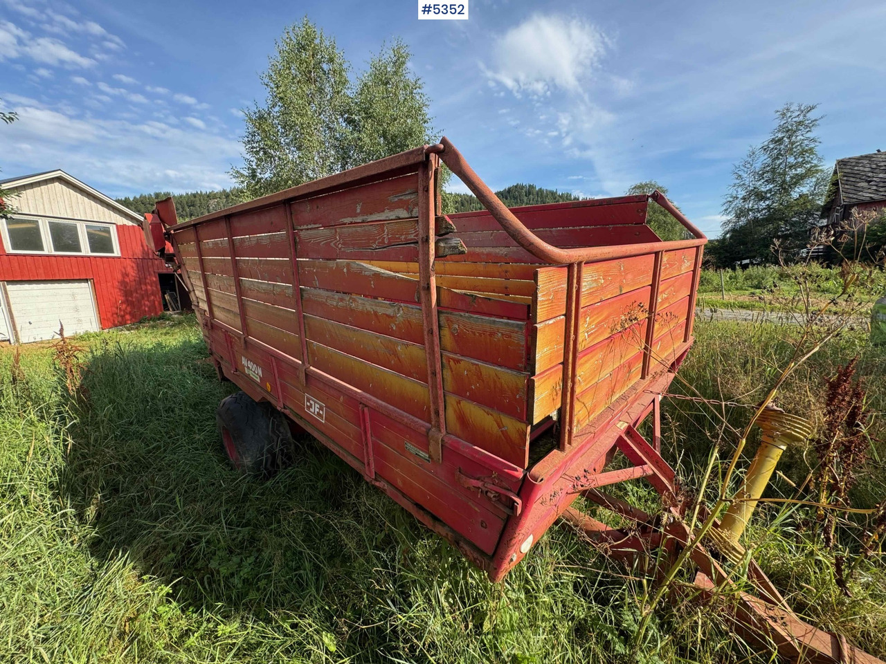 Hay and forage equipment JF AV400N Unloader trailer: picture 7