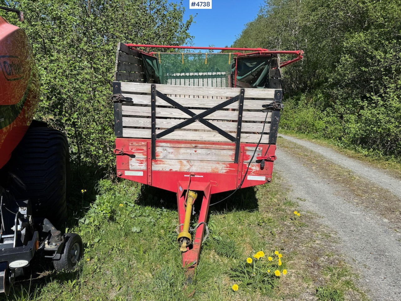 Hay and forage equipment Tim Combi-wagon 35 N w/casting roller and net: picture 6