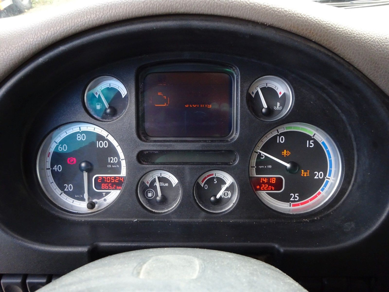 Crane truck DAF 85.410 Pritsche + HIAB 322E6 Kran 8x4: picture 19