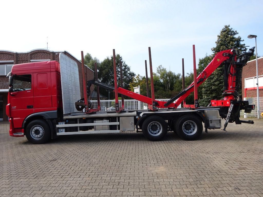 Timber truck, Crane truck DAF XF 510 + EPSILON M120Z Holzheckladekran +Greifer: picture 6