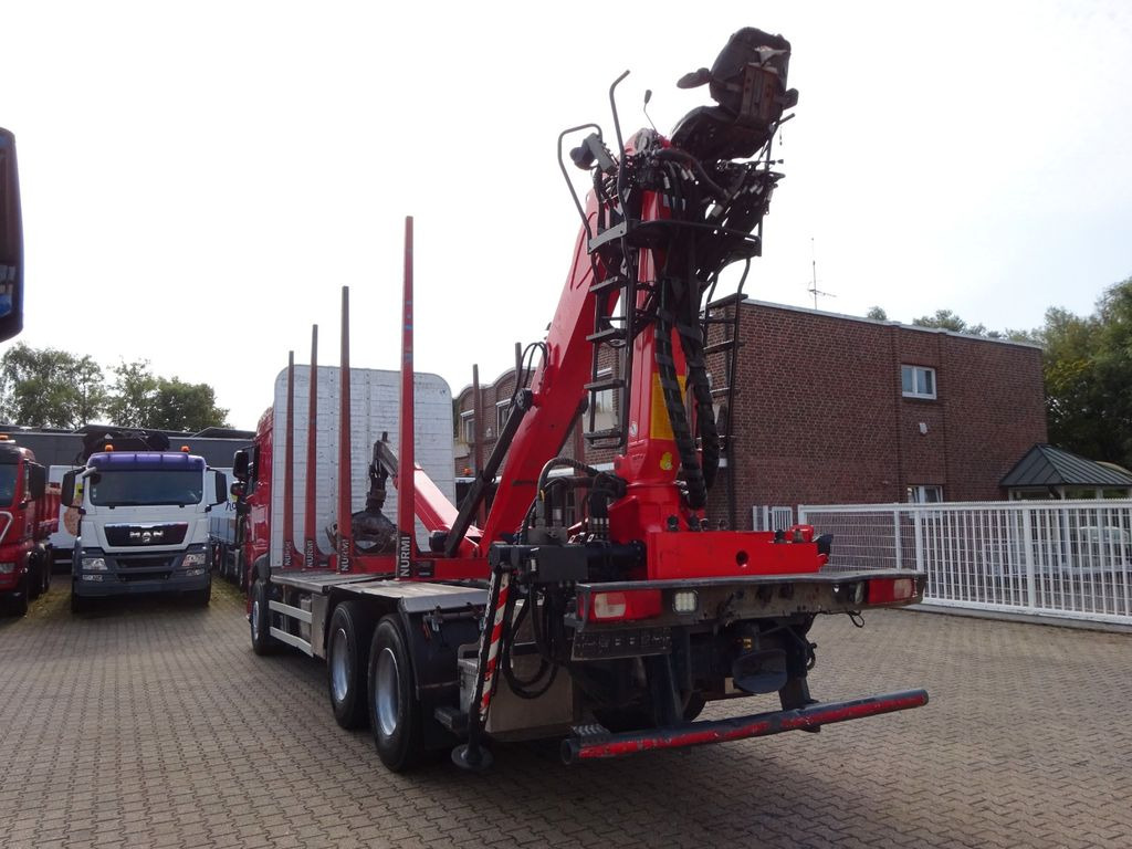 Timber truck, Crane truck DAF XF 510 + EPSILON M120Z Holzheckladekran +Greifer: picture 7