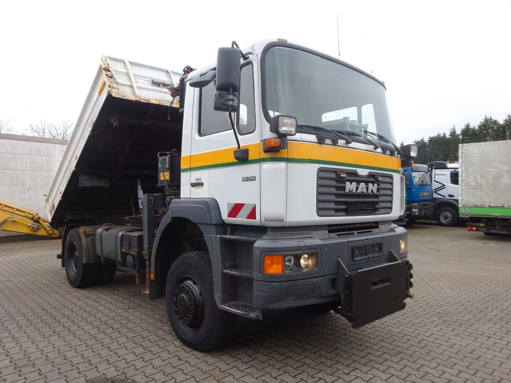 MAN 19.314 3SKipper MKG Ladekran + Schneeplatte - Crane truck, Tipper: picture 5 MAN 19.314 3SKipper MKG Ladekran + Schneeplatte - Crane truck, Tipper: picture 5