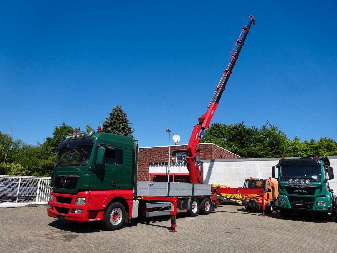MAN 26.480 TGX + MKG HLK531 Kran +Lift-Lenkachse - Dropside/ Flatbed truck, Crane truck: picture 4 MAN 26.480 TGX + MKG HLK531 Kran +Lift-Lenkachse - Dropside/ Flatbed truck, Crane truck: picture 4