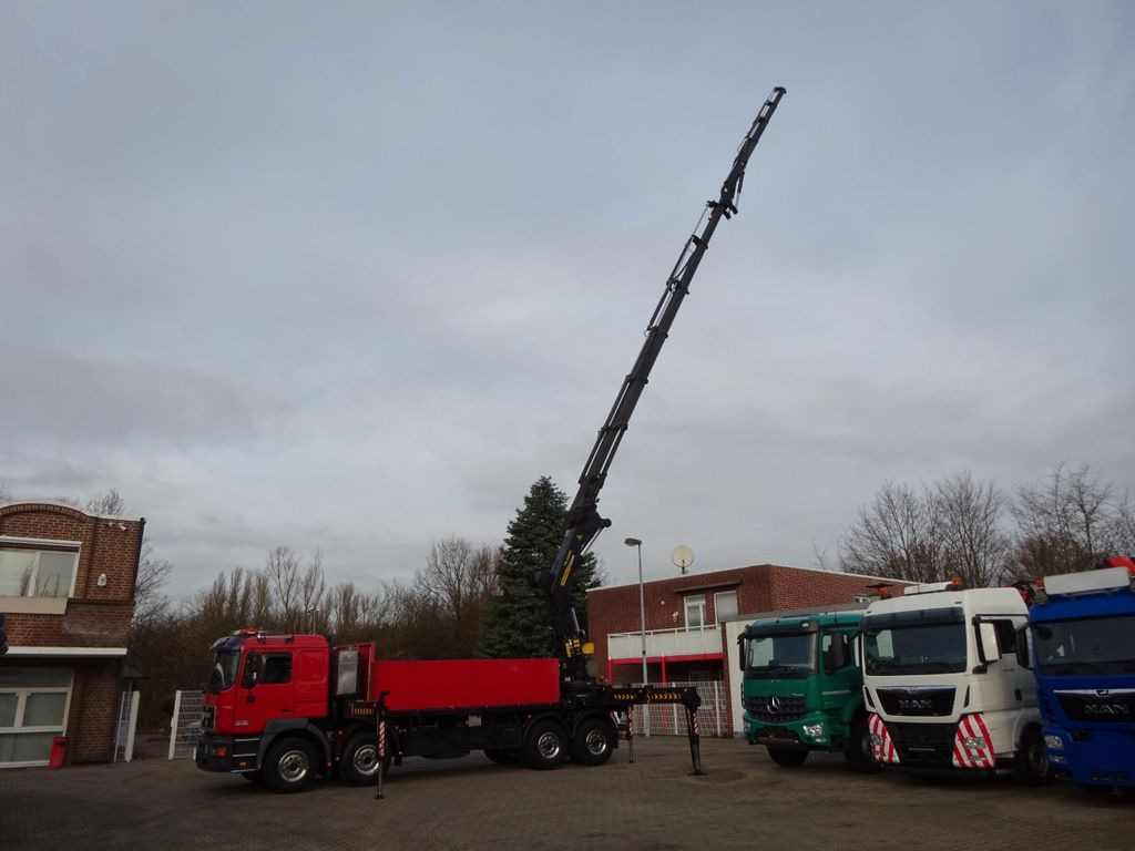 MAN 35.463 Silent Pritsche + PK 66000 + Seilwinde - Crane truck, Dropside/ Flatbed truck: picture 4 MAN 35.463 Silent Pritsche + PK 66000 + Seilwinde - Crane truck, Dropside/ Flatbed truck: picture 4