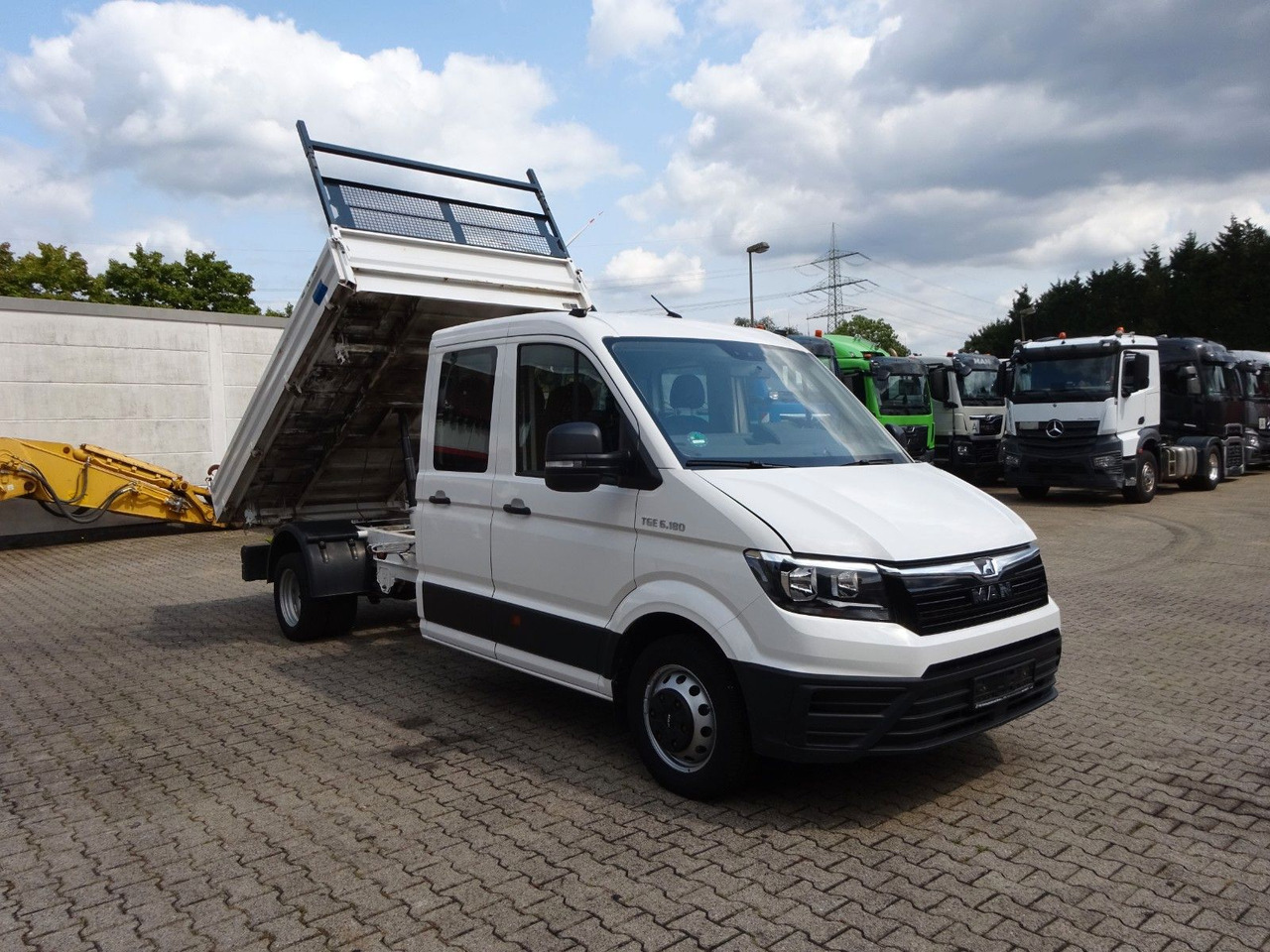 Tipper van, Combi van MAN 6.180 TGE MEILLER 3Skipper Doppelkabine 4x2: picture 14
