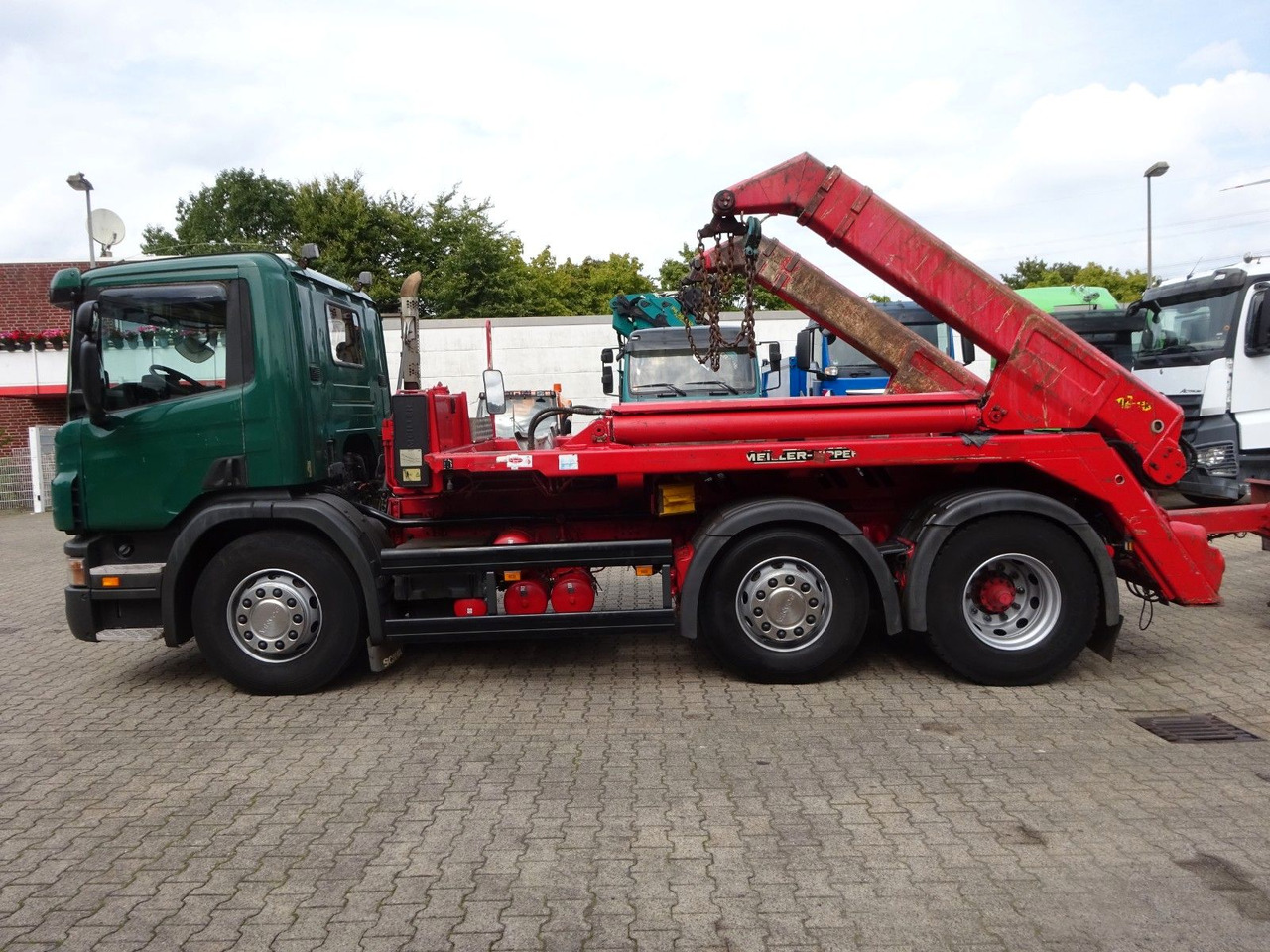 Scania P310 Absetzkipper MEILLER mit Lift+Lenkachse 6x2 - Tipper: picture 4 Scania P310 Absetzkipper MEILLER mit Lift+Lenkachse 6x2 - Tipper: picture 4