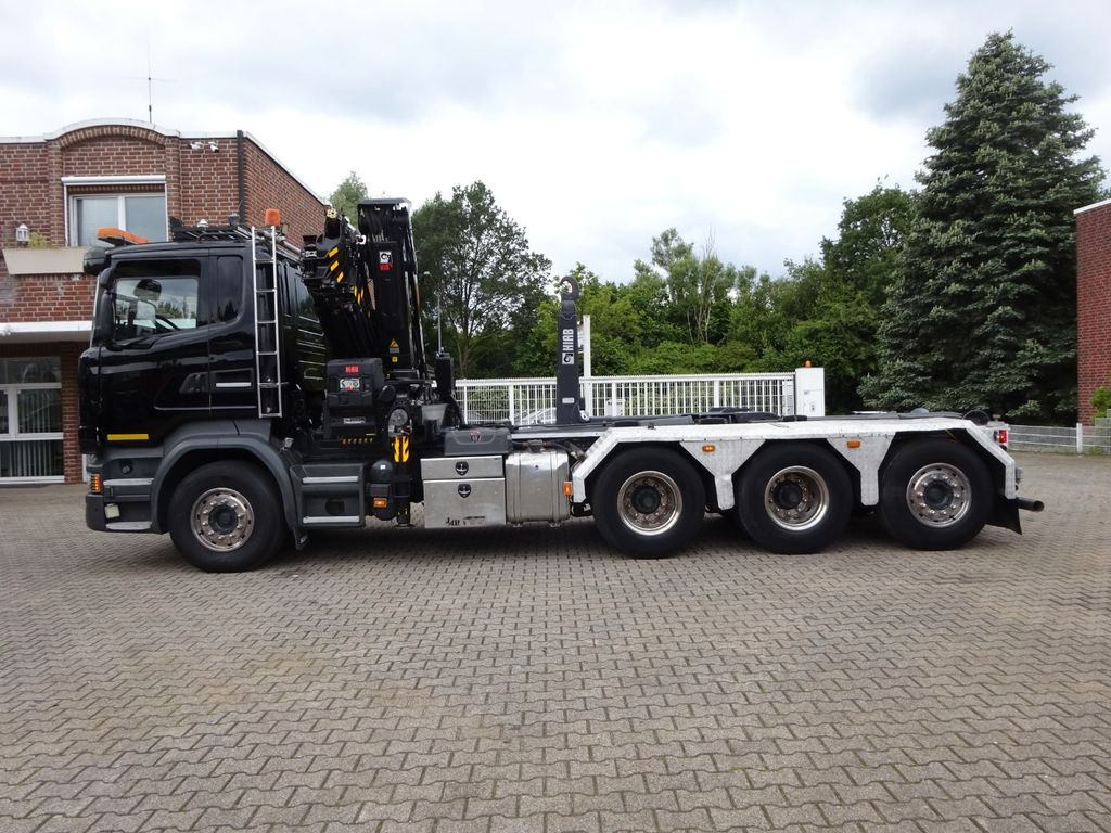Scania R490 Abroller + HIAB 302E-6 Bj.2021 !Kran TRIDEM - Hook lift truck, Crane truck: picture 3 Scania R490 Abroller + HIAB 302E-6 Bj.2021 !Kran TRIDEM - Hook lift truck, Crane truck: picture 3