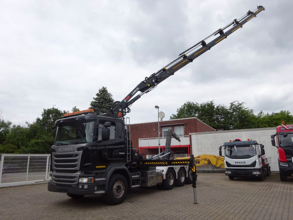Scania R490 Abroller + HIAB 302E-6 Bj.2021 !Kran TRIDEM - Crane truck, Hook lift truck: picture 4 Scania R490 Abroller + HIAB 302E-6 Bj.2021 !Kran TRIDEM - Crane truck, Hook lift truck: picture 4