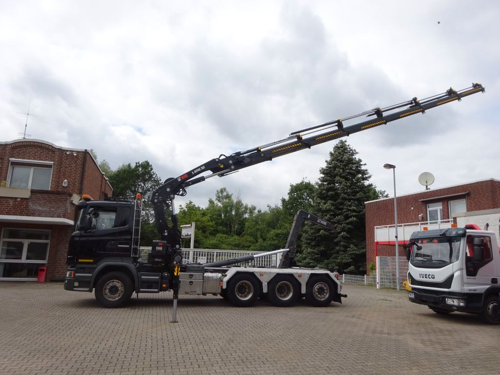 Scania R490 Abroller + HIAB 302E-6 Bj.2021 !Kran TRIDEM - Crane truck, Hook lift truck: picture 1 Scania R490 Abroller + HIAB 302E-6 Bj.2021 !Kran TRIDEM - Crane truck, Hook lift truck: picture 1