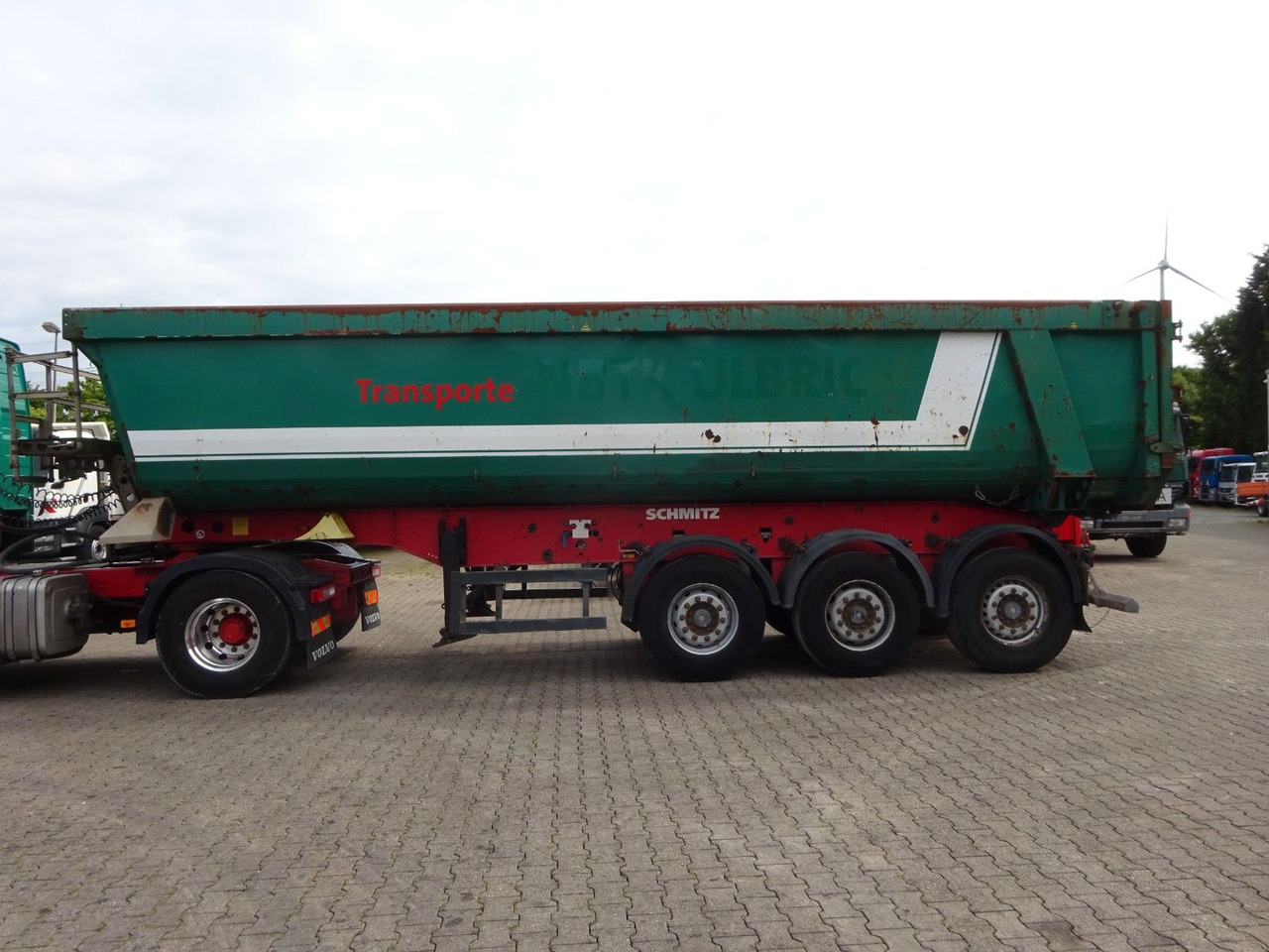 Schmitz Cargobull Kipp Auflieger Stahlmulde SKI 24 mit 3 Achsen - Tipper semi-trailer: picture 1 Schmitz Cargobull Kipp Auflieger Stahlmulde SKI 24 mit 3 Achsen - Tipper semi-trailer: picture 1