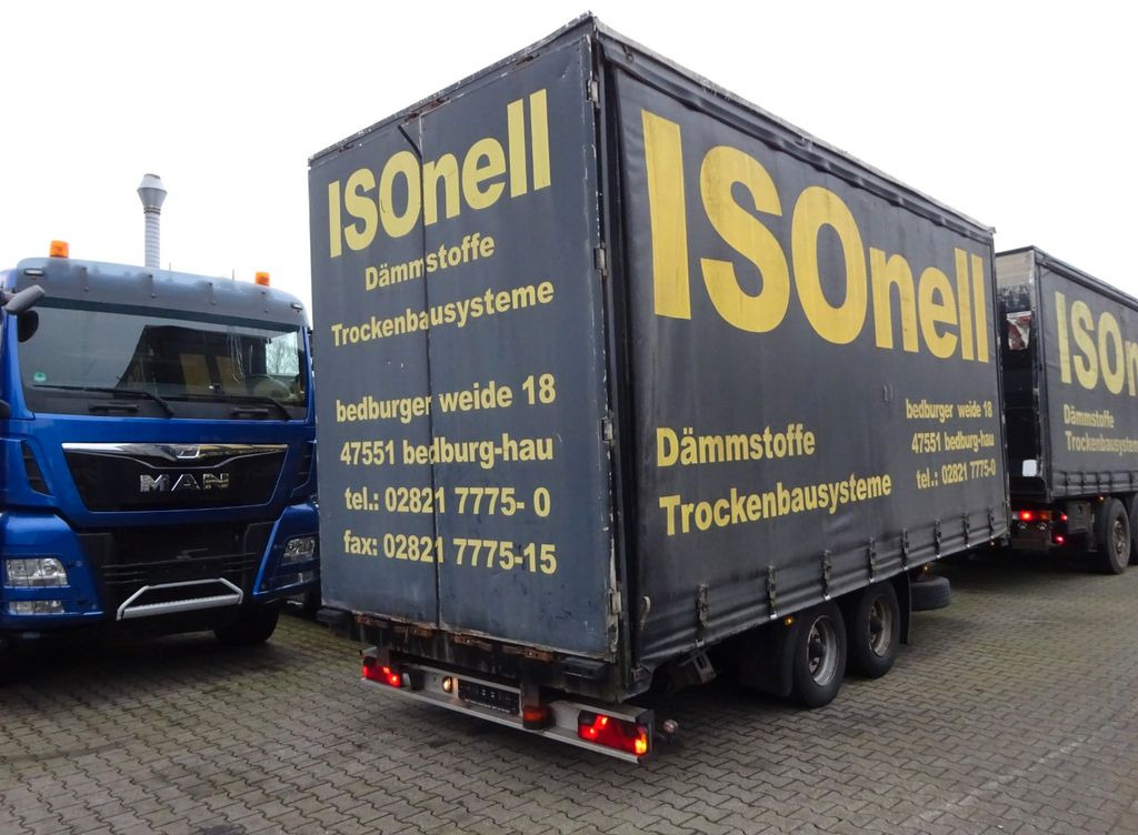 NSD Tandem Anhänger Plane + Spriegel +2 Achsen NSD Tandem Anhänger Plane + Spriegel +2 Achsen - Trailer: picture 2 NSD Tandem Anhänger Plane + Spriegel +2 Achsen NSD Tandem Anhänger Plane + Spriegel +2 Achsen - Trailer: picture 2