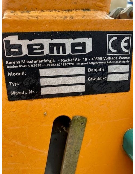 Bema 40 Classic 2050 Kehrbesen 2.200 EUR - Broom for Construction machinery: picture 5 Bema 40 Classic 2050 Kehrbesen 2.200 EUR - Broom for Construction machinery: picture 5