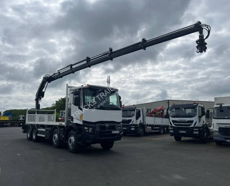 Renault C-Series 430 - Dropside/ Flatbed truck, Crane truck: picture 2 Renault C-Series 430 - Dropside/ Flatbed truck, Crane truck: picture 2