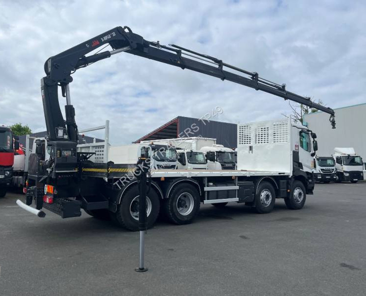 Renault C-Series 430 - Dropside/ Flatbed truck, Crane truck: picture 3 Renault C-Series 430 - Dropside/ Flatbed truck, Crane truck: picture 3