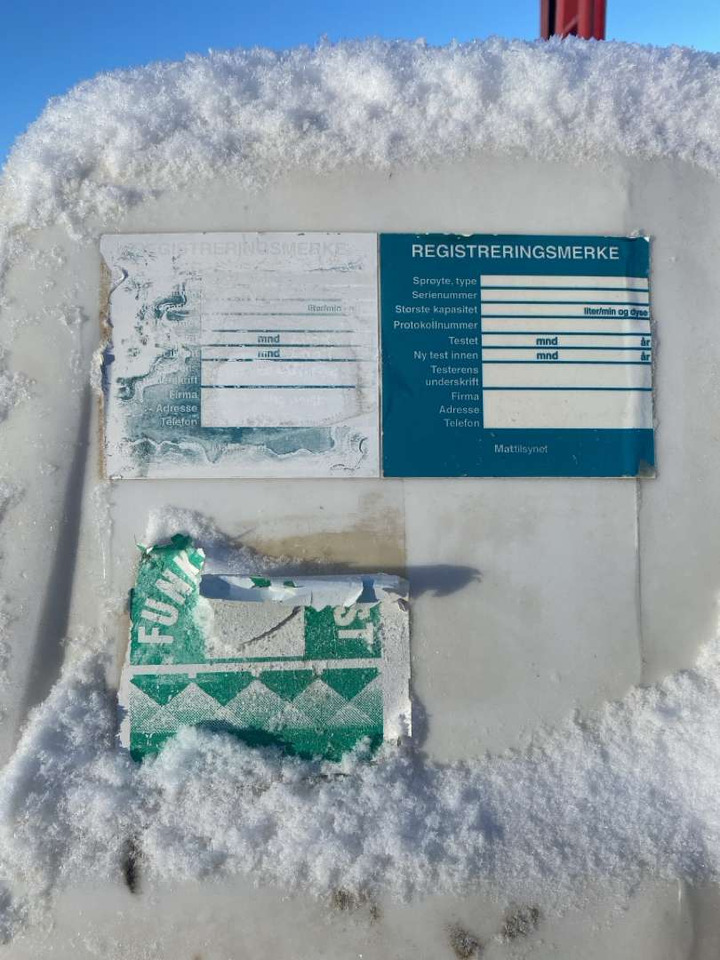 Åkersprøyte - Tractor mounted sprayer: picture 3 Åkersprøyte - Tractor mounted sprayer: picture 3