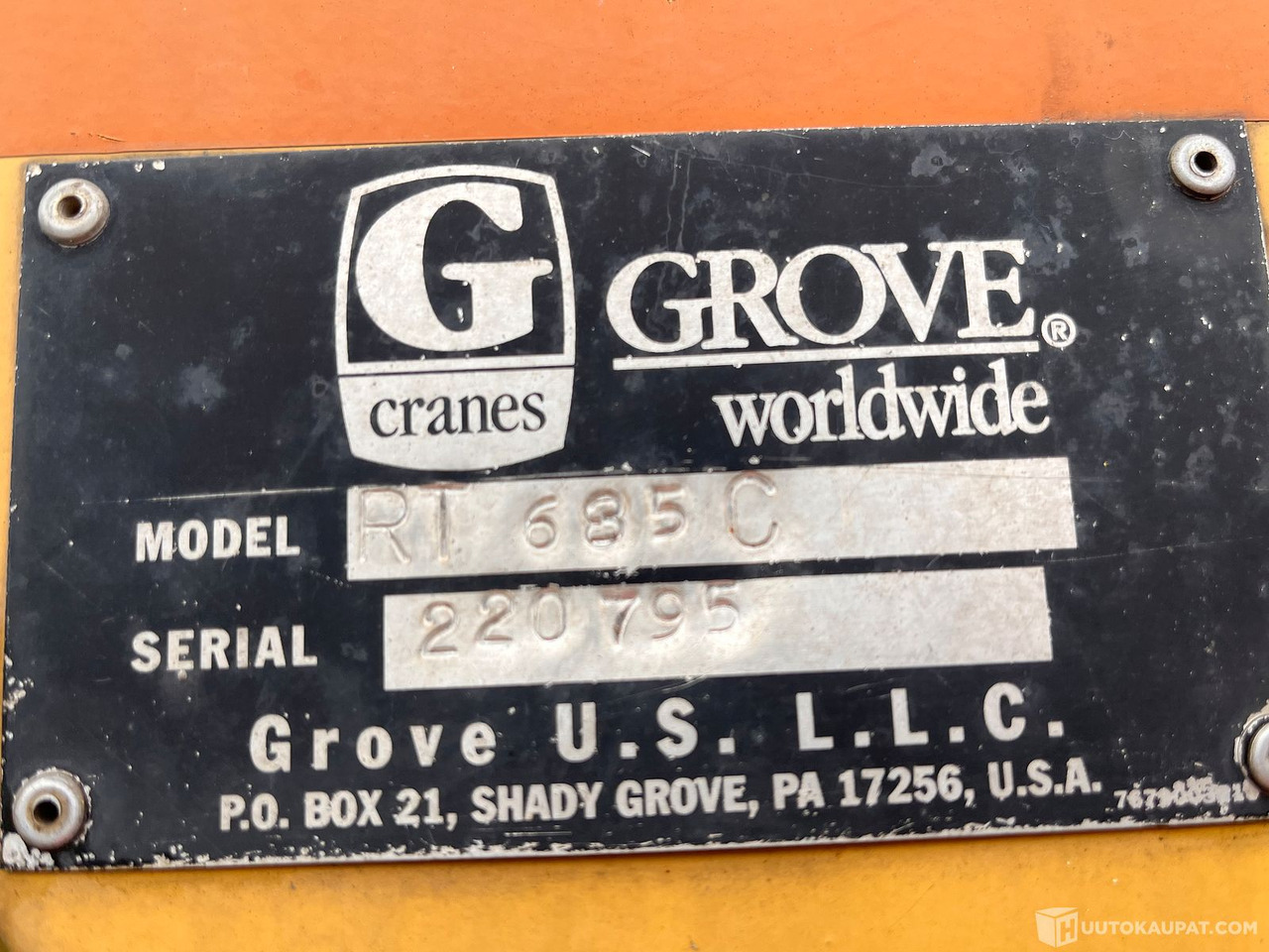 Mobile crane Grove RT635C, mobiilinosturi, nostokyky 35 000 kg, 1999, Loviisa: picture 19 Mobile crane Grove RT635C, mobiilinosturi, nostokyky 35 000 kg, 1999, Loviisa: picture 19