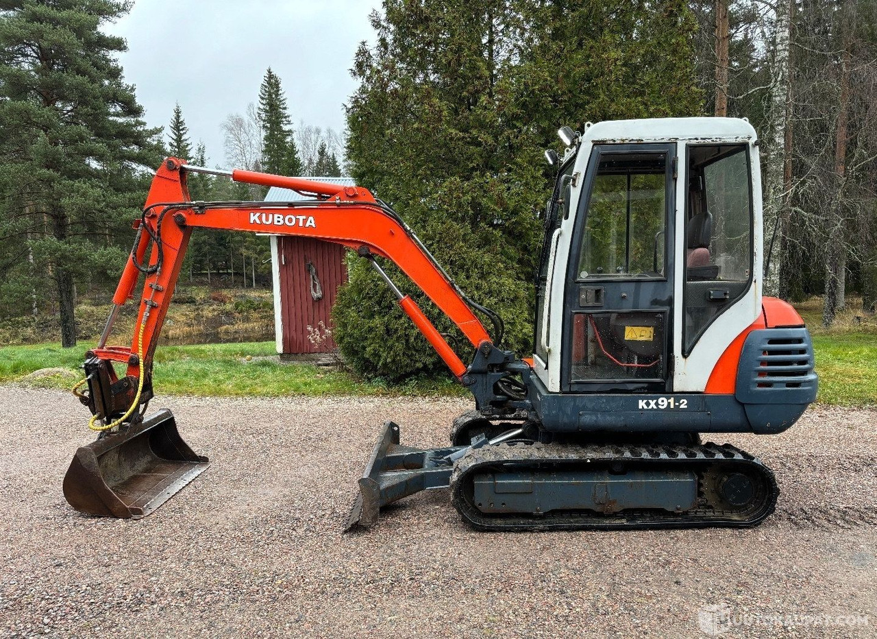 Kubota Kx91-2, 1998, Diesel, 6 390 h Kaivinkone, Askola - Mini excavator: picture 2 Kubota Kx91-2, 1998, Diesel, 6 390 h Kaivinkone, Askola - Mini excavator: picture 2