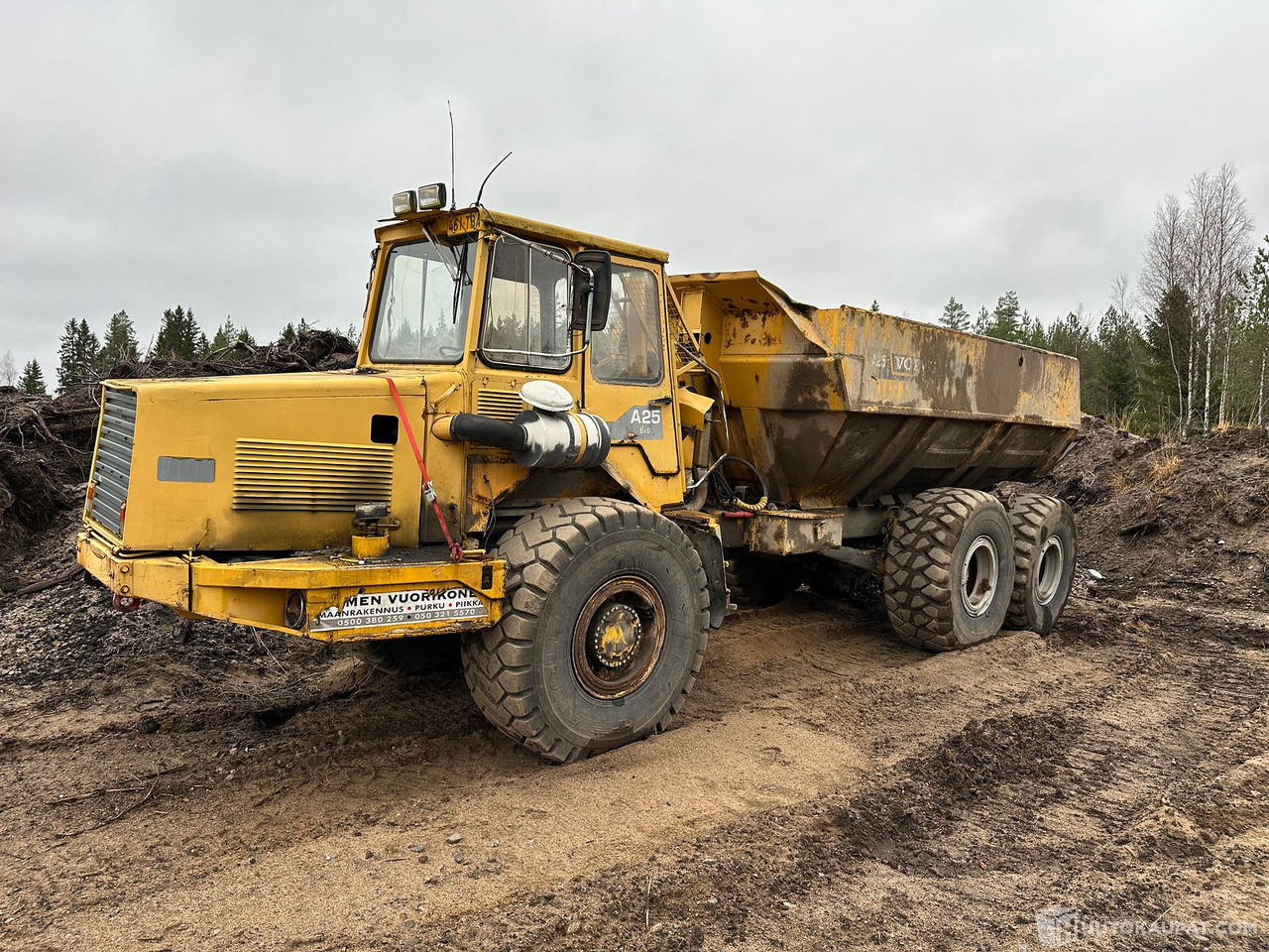 Volvo BM A25 6x6, 1991, Kurikka - Articulated dumper: picture 1 Volvo BM A25 6x6, 1991, Kurikka - Articulated dumper: picture 1