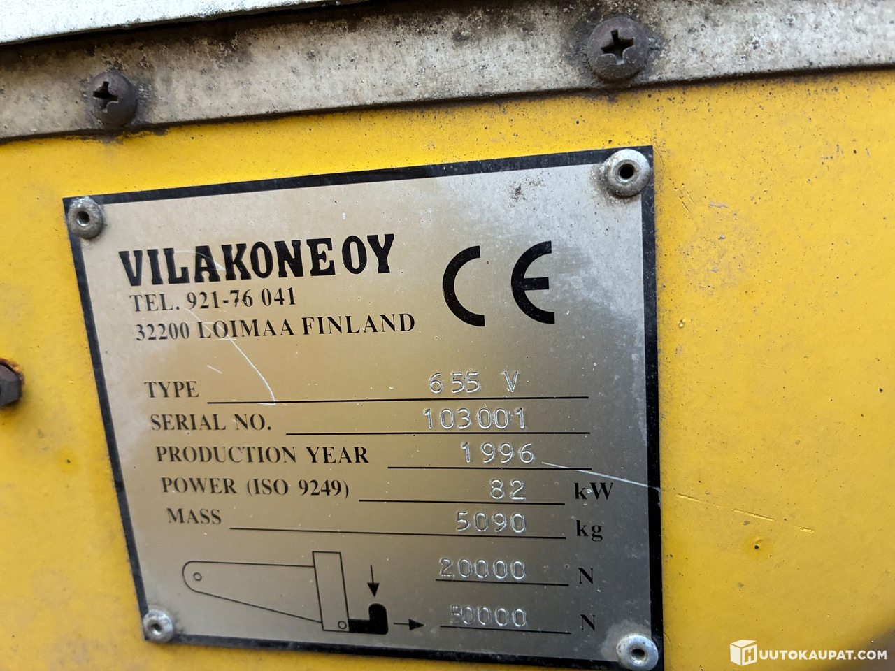Wheel loader Wille 665, 1996 property tractor — Finland's first Wille 655, Valkeakoski: picture 8 Wheel loader Wille 665, 1996 property tractor — Finland's first Wille 655, Valkeakoski: picture 8