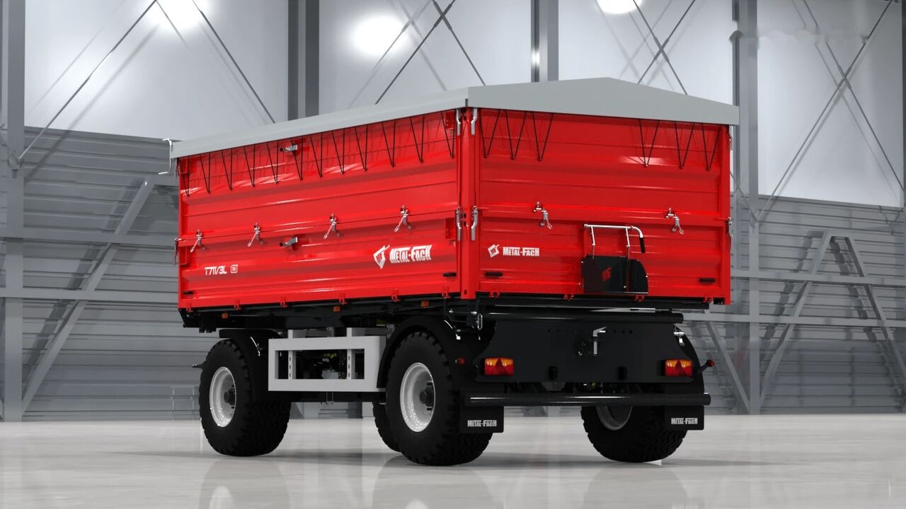 Metal-Fach T711/3L – 12t Long dwuosiowa - Farm trailer: picture 1 Metal-Fach T711/3L – 12t Long dwuosiowa - Farm trailer: picture 1