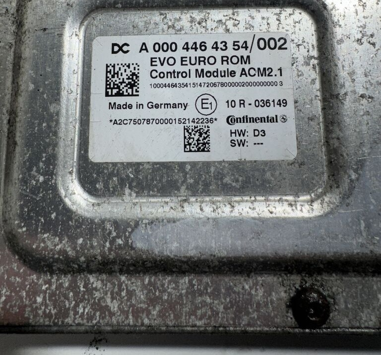 Sterownik Komputer ACM2.1 Mercedes-Benz Actros MP4 Antos Atego A0004464354 Mercedes-Benz Actros MP4 Antos Atego - Electrical system for Truck: picture 3 Sterownik Komputer ACM2.1 Mercedes-Benz Actros MP4 Antos Atego A0004464354 Mercedes-Benz Actros MP4 Antos Atego - Electrical system for Truck: picture 3