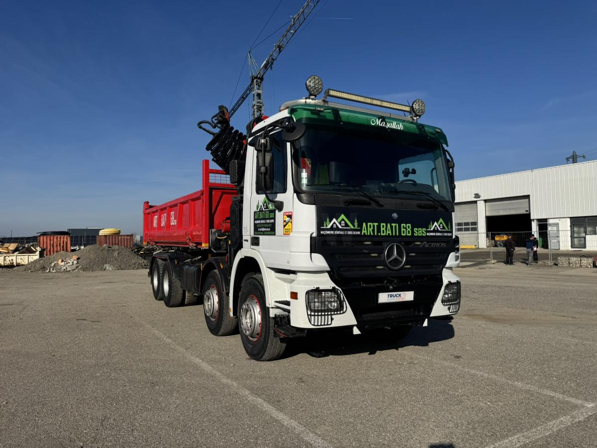 Mercedes Actros BLUETEC4 - Tipper, Crane truck: picture 3 Mercedes Actros BLUETEC4 - Tipper, Crane truck: picture 3