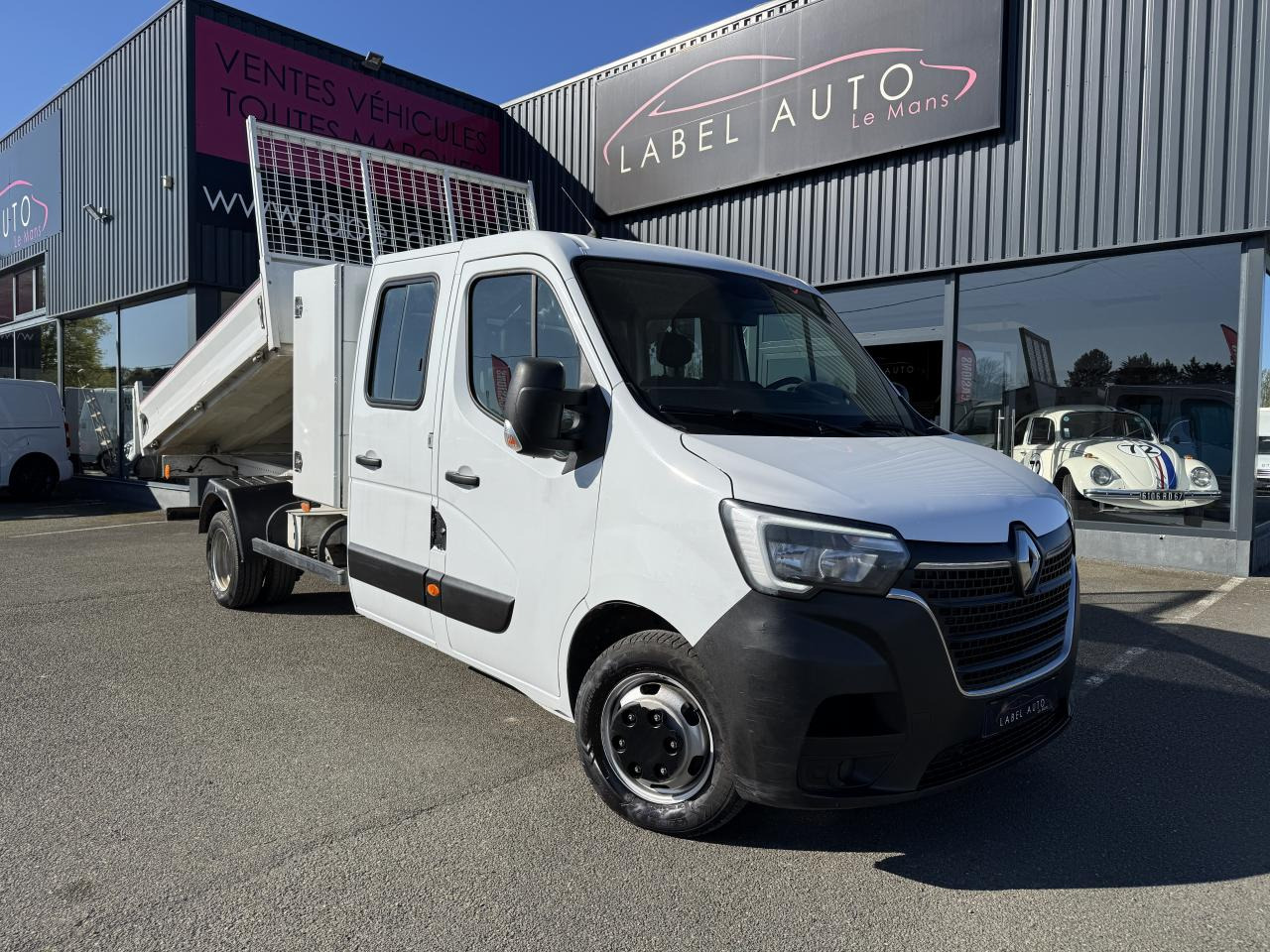RENAULT MASTER 3T5 BENNE + COFFRE RJ DOUBLE CABINE 6 PL 2.3 DCI 130 CH CONFORT + GPS + REGUL + CLIM - Tipper van: picture 2 RENAULT MASTER 3T5 BENNE + COFFRE RJ DOUBLE CABINE 6 PL 2.3 DCI 130 CH CONFORT + GPS + REGUL + CLIM - Tipper van: picture 2