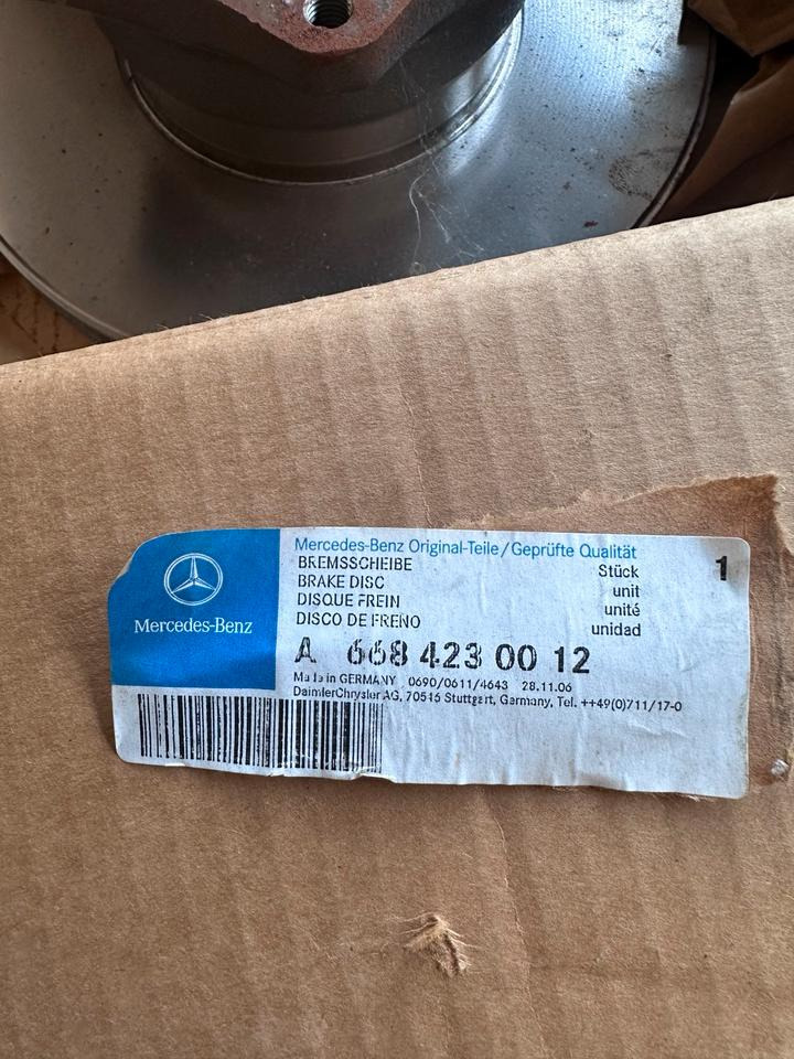Mercedes-Benz Vario Bremsscheiben Hinterachse - Brake disc for Van: picture 3 Mercedes-Benz Vario Bremsscheiben Hinterachse - Brake disc for Van: picture 3