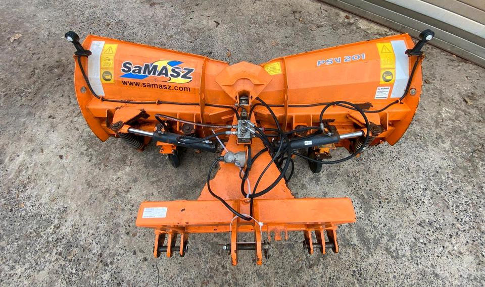 SaMASZ PSV 201 G V-Pflug Keilpflug Variopflug Schneeschieber Schneeschild Winterdienst Räumschild Schneepflug passend für Traktor Fronthydraulik - Snow plough: picture 5 SaMASZ PSV 201 G V-Pflug Keilpflug Variopflug Schneeschieber Schneeschild Winterdienst Räumschild Schneepflug passend für Traktor Fronthydraulik - Snow plough: picture 5