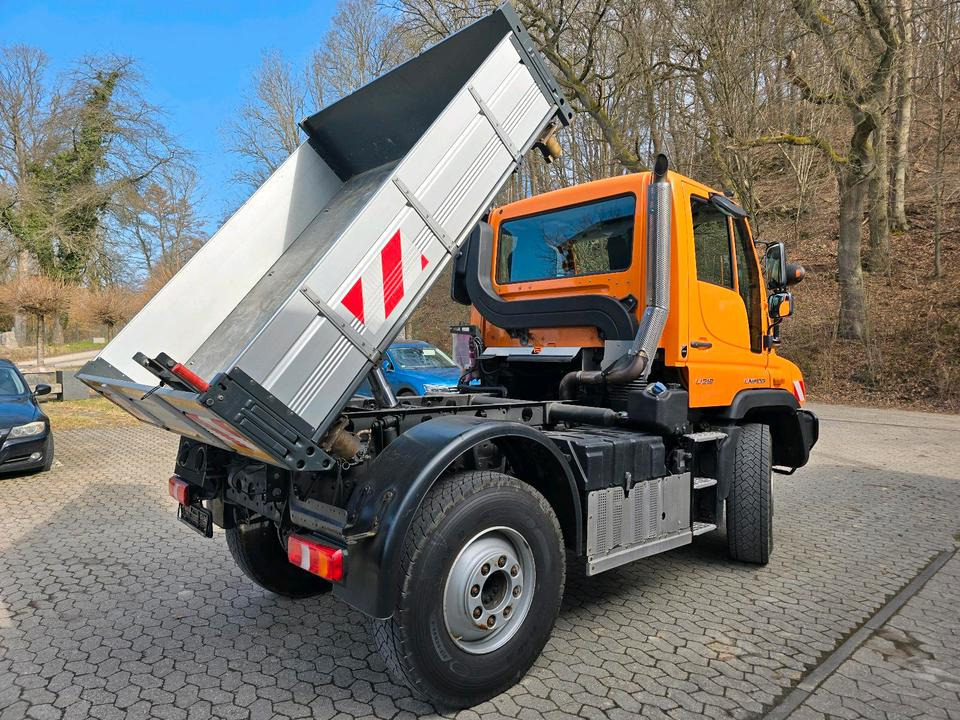 Tipper Unimog 218 EAS 14000km Hydrostat Mercedes Benz 405 U 218 219 318 323 427 423: picture 6