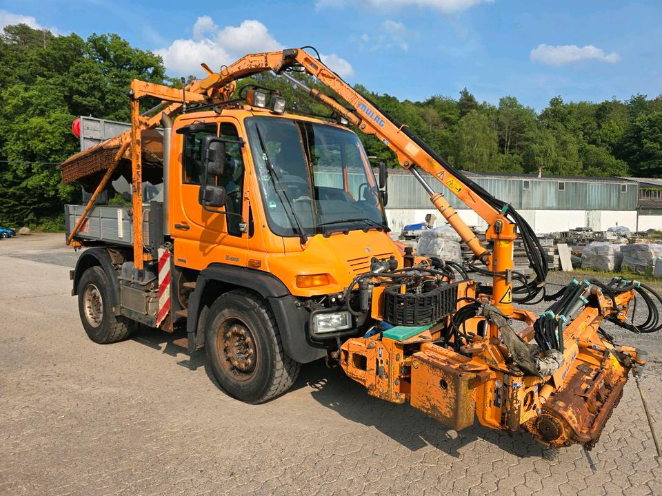Unimog 405/12 U400 6-Zylinder Mulag Mähausleger MKM 700 UGN UGE 405/10 Mercedes-Benz U 300 500 Böschungsmäher 400 - Snow removal vehicle: picture 2 Unimog 405/12 U400 6-Zylinder Mulag Mähausleger MKM 700 UGN UGE 405/10 Mercedes-Benz U 300 500 Böschungsmäher 400 - Snow removal vehicle: picture 2