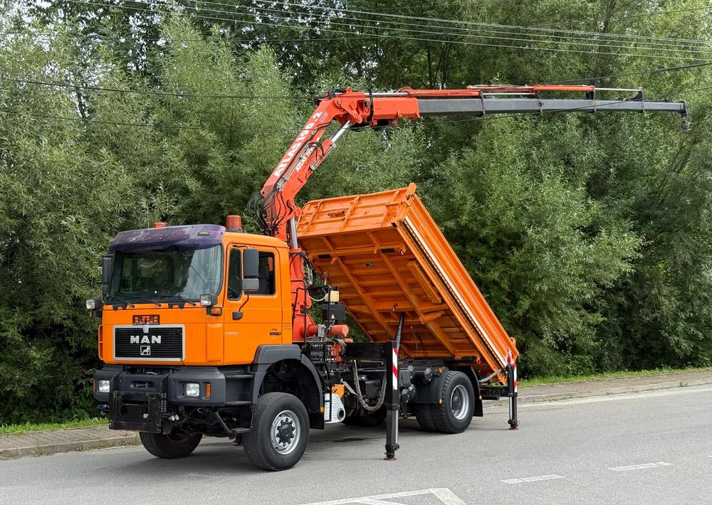 MAN * MAN FE 410 A * Kiper Wywrotka * 4x4 * HDS ATLAS 190 * Sprowadzony* Bardzo Dobry Stan * - Tipper: picture 2 MAN * MAN FE 410 A * Kiper Wywrotka * 4x4 * HDS ATLAS 190 * Sprowadzony* Bardzo Dobry Stan * - Tipper: picture 2
