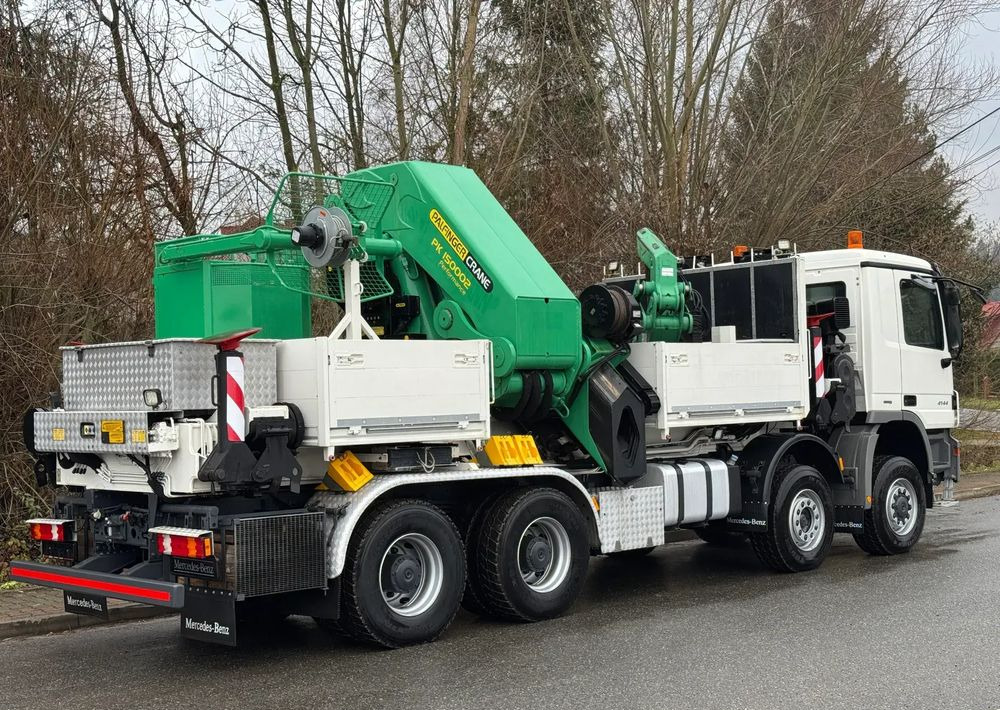 Dropside/ Flatbed truck, Crane truck Mercedes-Benz * Mercedes 8x6 Actros 4144 * HDS Palfinger 150002 + FLY JIB PJ 170 * Dźwig * 40 TON * Wyciągarka * 35 Metrów * Kosz *: picture 16 Dropside/ Flatbed truck, Crane truck Mercedes-Benz * Mercedes 8x6 Actros 4144 * HDS Palfinger 150002 + FLY JIB PJ 170 * Dźwig * 40 TON * Wyciągarka * 35 Metrów * Kosz *: picture 16