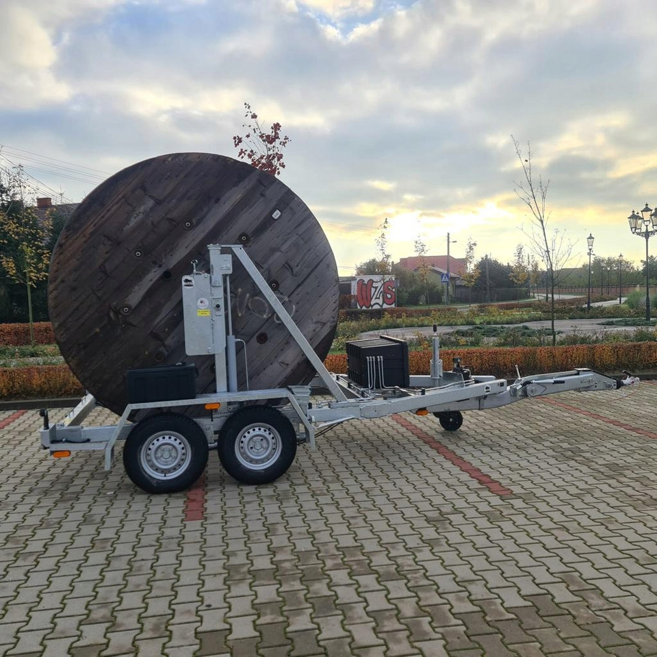 PRZYCZEPA SŁUPOWA KABLOWA PRZEWÓZ KABLI 3500 KG / POLE CABLE TRAILER FOR CABLE TRANSPORT 3500 KG - Cable drum trailer: picture 5 PRZYCZEPA SŁUPOWA KABLOWA PRZEWÓZ KABLI 3500 KG / POLE CABLE TRAILER FOR CABLE TRANSPORT 3500 KG - Cable drum trailer: picture 5