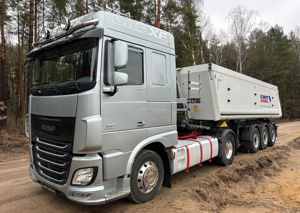 DAF XF 106 440 KM ALCOA / RETARDER / HYDRAULIKA + SCHMITZ WYWROTKA ŻWIRÓWKA ZESTAW !! - Tractor unit: picture 2 DAF XF 106 440 KM ALCOA / RETARDER / HYDRAULIKA + SCHMITZ WYWROTKA ŻWIRÓWKA ZESTAW !! - Tractor unit: picture 2
