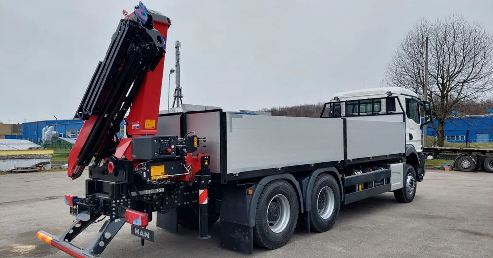 MAN TGS 26.440 BL 6x4 HDS HMF 1920 K3 żuraw kran żuraw samochodowy crane - Dropside/ Flatbed truck, Crane truck: picture 1 MAN TGS 26.440 BL 6x4 HDS HMF 1920 K3 żuraw kran żuraw samochodowy crane - Dropside/ Flatbed truck, Crane truck: picture 1