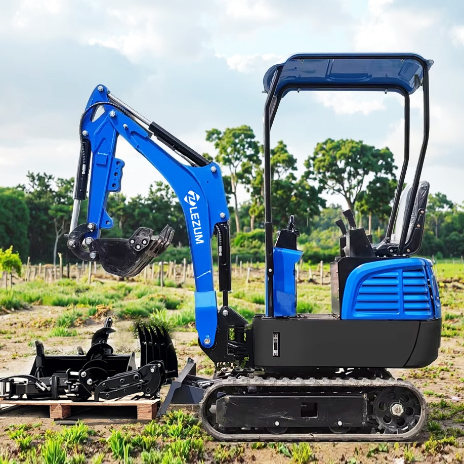 LEZUM DY12E Factory Sale Home Farm Mini Digger Excavators Two-sided Hybrid Electronic Pilot Electric Remote Control Mini Digger Excavator - Mini excavator: picture 1 LEZUM DY12E Factory Sale Home Farm Mini Digger Excavators Two-sided Hybrid Electronic Pilot Electric Remote Control Mini Digger Excavator - Mini excavator: picture 1