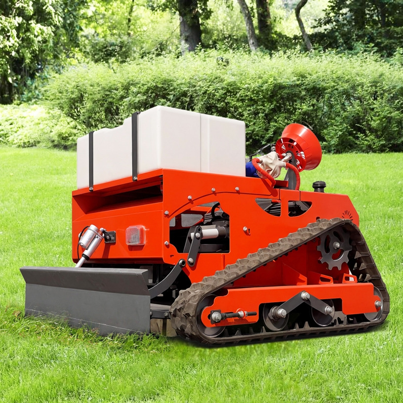 LEZUM LD1000 Multi-function remote control lawn mower Track crawler gasoline gas All-terrain Agricultural Sprayers Pesticide spraying lawn mower for sale - Garden mower: picture 3 LEZUM LD1000 Multi-function remote control lawn mower Track crawler gasoline gas All-terrain Agricultural Sprayers Pesticide spraying lawn mower for sale - Garden mower: picture 3