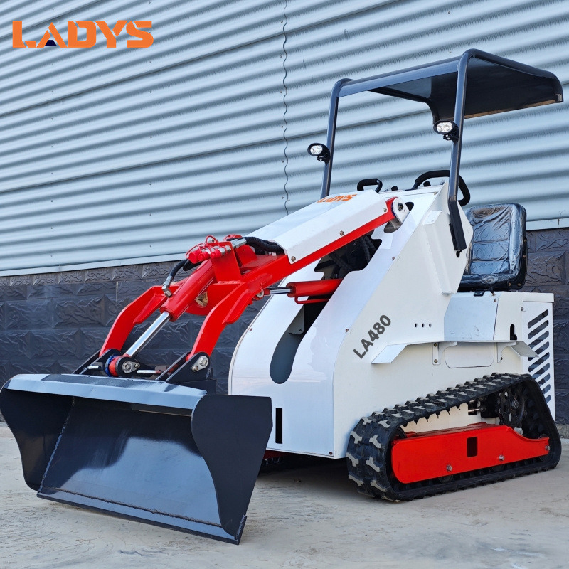 LADYS Free Shipping Mini Skid Steer Loader Compact Track Electric/Diesel Chinese Mini Skid Steer Loader For Sale With Mini Skid Steer Attachments 4 In 1 Bucket - Skid steer loader: picture 5 LADYS Free Shipping Mini Skid Steer Loader Compact Track Electric/Diesel Chinese Mini Skid Steer Loader For Sale With Mini Skid Steer Attachments 4 In 1 Bucket - Skid steer loader: picture 5