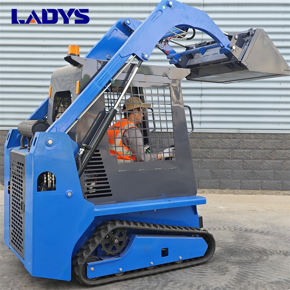 Free Shipping Mini Skid Steer Loader Compact Track Electric/Diesel Chinese Mini Skid Steer Loader For Sale With Mini Skid Steer Attachments 4 In 1 Bucket - Skid steer loader: picture 4 Free Shipping Mini Skid Steer Loader Compact Track Electric/Diesel Chinese Mini Skid Steer Loader For Sale With Mini Skid Steer Attachments 4 In 1 Bucket - Skid steer loader: picture 4