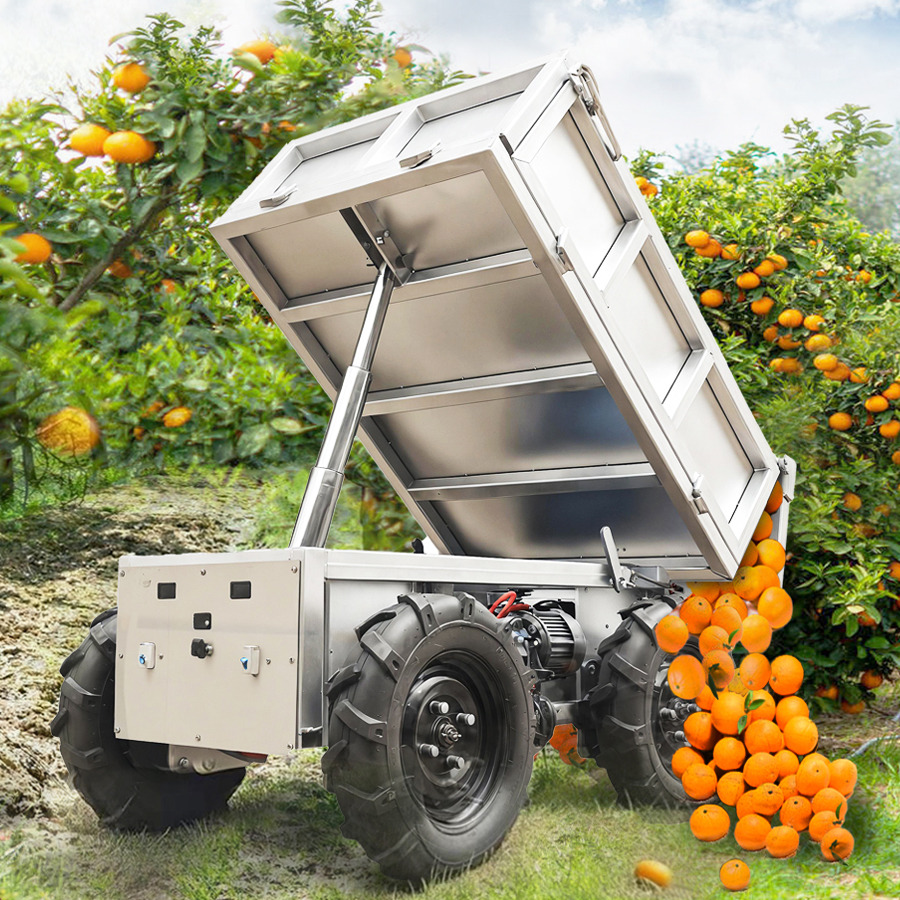 LEZUM Electric Remote Control Transporter Agricultural Orchard Farm Electric Utv Material Handling Equipment All Terrain Transport Vehicle - Farm tipping trailer/ Dumper: picture 4 LEZUM Electric Remote Control Transporter Agricultural Orchard Farm Electric Utv Material Handling Equipment All Terrain Transport Vehicle - Farm tipping trailer/ Dumper: picture 4