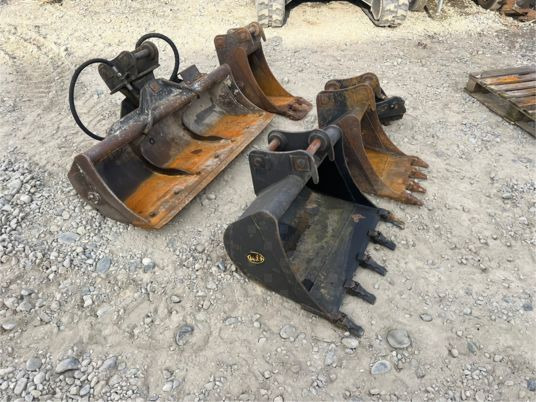 Attache rapide + godets geith - Excavator bucket for Construction machinery: picture 3 Attache rapide + godets geith - Excavator bucket for Construction machinery: picture 3