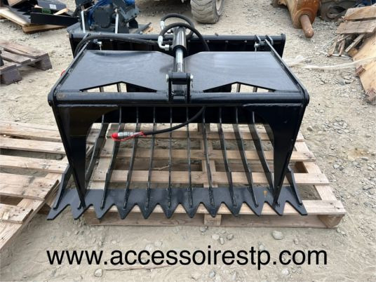 Godet grappin pour minichargeur - Bucket: picture 1 Godet grappin pour minichargeur - Bucket: picture 1