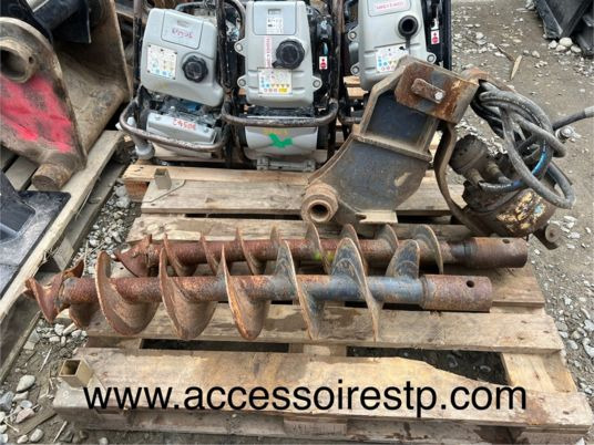 Tariere hydraulique pour pelle 2T5 à 3T5 - Auger: picture 1 Tariere hydraulique pour pelle 2T5 à 3T5 - Auger: picture 1