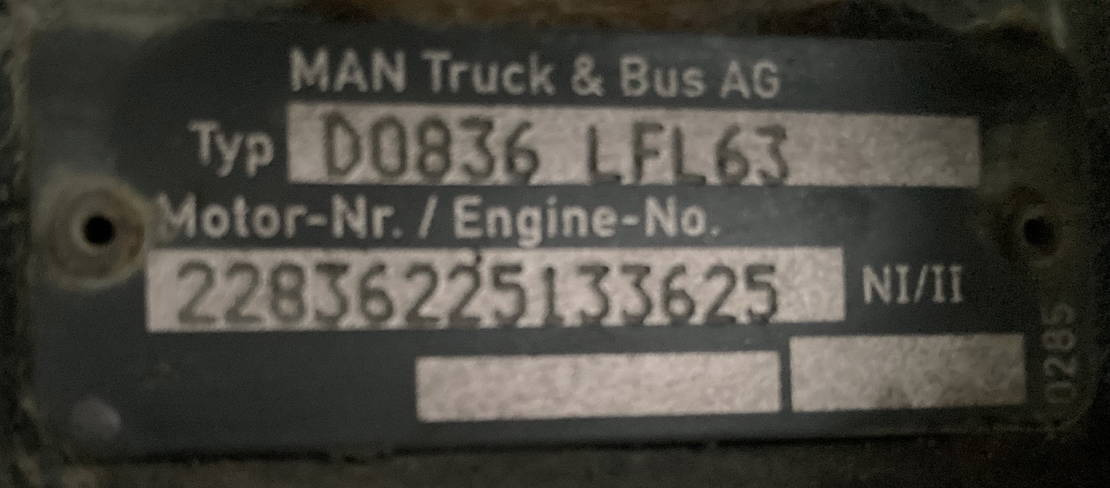 MAN Motor MAN TGM D0836 Euro 5 0836 LFL63 TGL  - Engine for Truck: picture 4 MAN Motor MAN TGM D0836 Euro 5 0836 LFL63 TGL  - Engine for Truck: picture 4